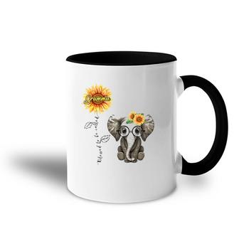 Blessed To Be Called Grammie Hippie Elephant Mother's Day Accent Mug | Mazezy UK