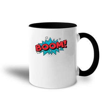 Boom Comic Book Cartoon Funny Pop Art Design Vintage Accent Mug | Mazezy UK