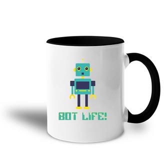 Bot Life Robot Lover T Accent Mug | Mazezy