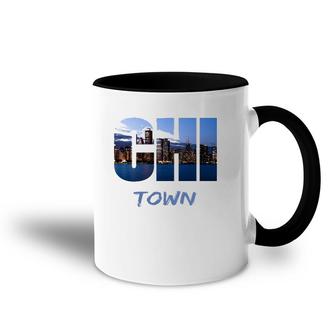 Chi Town Windy City Chicago Skyline Art Gift Southside Home Accent Mug | Mazezy