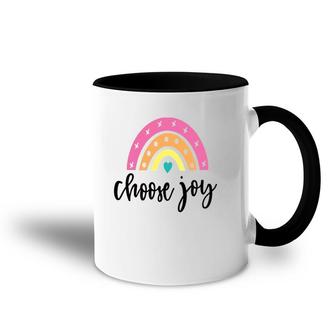 Choose Joy Gifts For Friends Girlfriends Mom Sisters Accent Mug | Mazezy