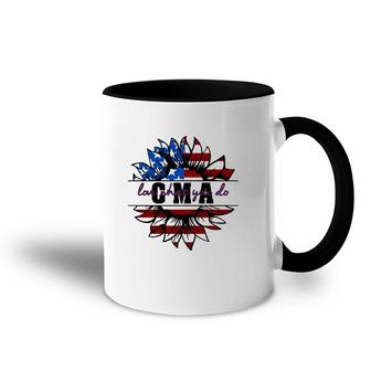 Cma Gift Appreciation Love What You Do American Flag Sunflower Patriotic 4Th Of July Accent Mug | Mazezy