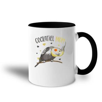 Cockatiel Mom Funny Bird Lover Women Accent Mug | Mazezy