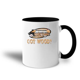Cool Woody Wagon Hot Rod Surfer Accent Mug | Mazezy