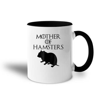 Cute & Unique Black Mother Of Hamster Accent Mug | Mazezy