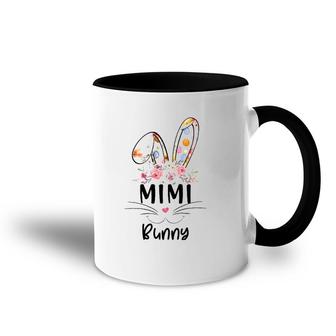 Cute Mimi Bunny Easter Family Matching Outfit Accent Mug | Mazezy