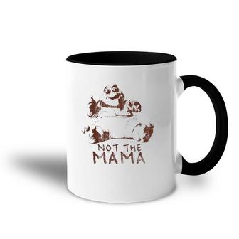 Dinosaurs Not The Mama 1 Color Accent Mug | Mazezy