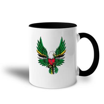 Dominica Flag Dominican Flag Eagle Accent Mug | Mazezy