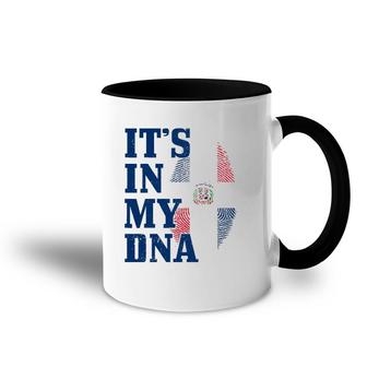 Dominican Republic It's In My Dna Dominican Flag Pride Accent Mug | Mazezy