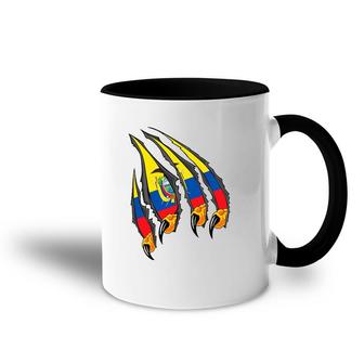 Ecuador Patriotic American Eagle Claws With Ecuadorian Flag Accent Mug | Mazezy