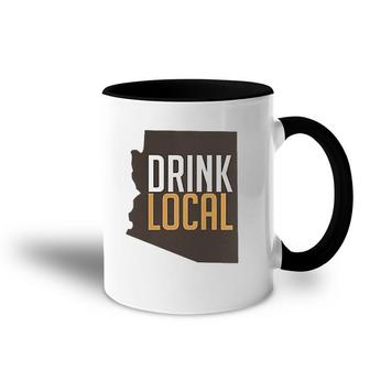 Edge Of The World Brewery - Drink Local Arizona Pocket Accent Mug | Mazezy