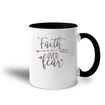 Faith Over Fear Faith Over Fear Ltd Accent Mug | Mazezy