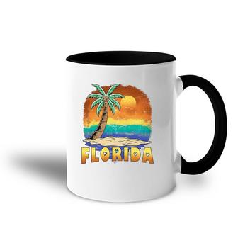 Florida Beach Vintage Distressed Souvenir Accent Mug | Mazezy
