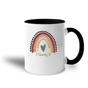 For God Has Not Given Us A Spirit Of Fear Rainbow Women Mom Accent Mug | Mazezy