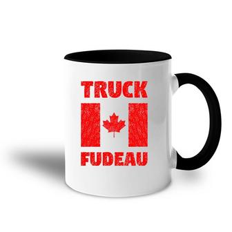 Freedom Convoy Support Canada Truck Fudeau Accent Mug | Mazezy