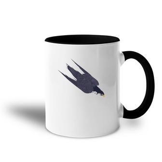 Funny Peregrine Falcon Bird Lover Accent Mug | Mazezy
