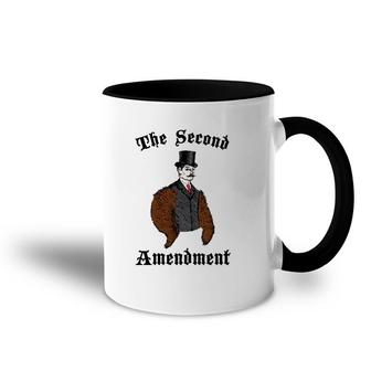 Funny Second 2Nd Amendment Right To Bear Arms Accent Mug | Mazezy