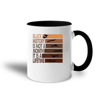 Funny Swimming Quote, Cool Black History Month For Swimming Accent Mug | Mazezy