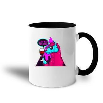 Funny Wine Drinking Lover Llama Need Some Wine Gift Accent Mug | Mazezy