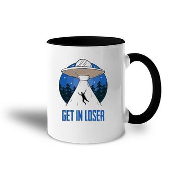 Get In Loser Cool Unique Graphic Accent Mug | Mazezy