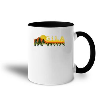 Gila National Forest Vintage Retro Accent Mug | Mazezy