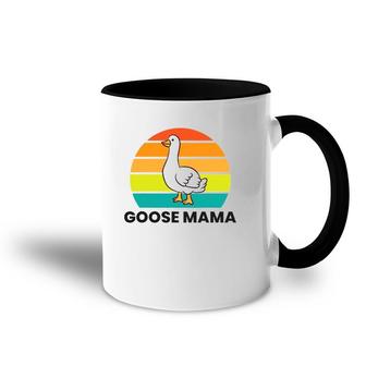 Goose Mom Goose Mama Accent Mug | Mazezy