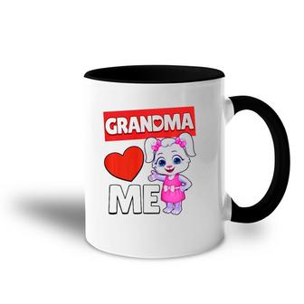 Grandma Loves Me Premium Gift Accent Mug | Mazezy