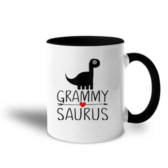 Grandma Saurus Grammysaurusrex Dinosaur Mother's Day Accent Mug | Mazezy