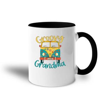 Groovy Grandma Retro Mother's Day Accent Mug | Mazezy
