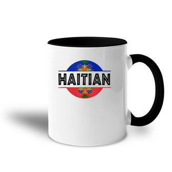 Haitian Flag Haiti Coat Of Arm Haiti Day Pride Accent Mug | Mazezy