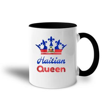Haitian Queen Womens' Perfect Haiti Crown Flag Gift Accent Mug | Mazezy