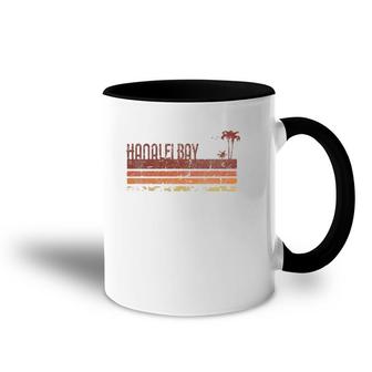 Hanalei Bay Hawaii Vintage 70S 80S Vacation Accent Mug | Mazezy