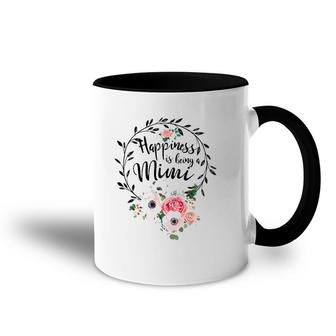 Happiness Is Being A Mimi Mother's Day Gift Accent Mug | Mazezy