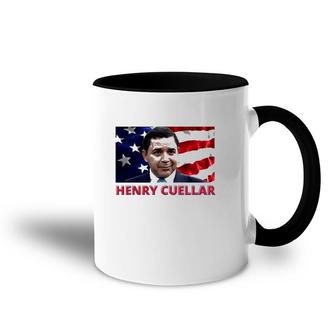 Henry Cuellar American Politician American Flag Accent Mug | Mazezy