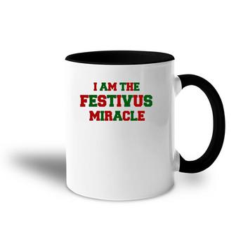 I Am The Festivus Miracle Accent Mug | Mazezy