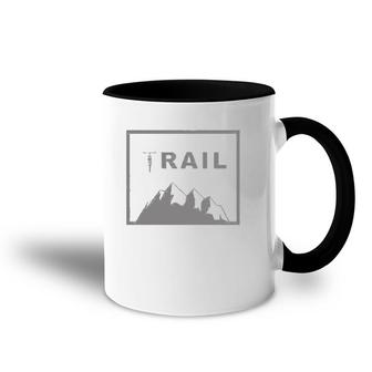 I'd Rather Be On A Trail Mtb Mountain Bike Accent Mug | Mazezy