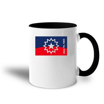 Juneteenth Flag Juneteenth Black History Pride Accent Mug | Mazezy