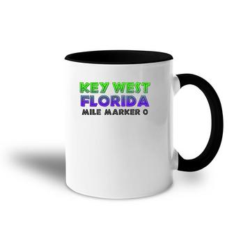 Key West Florida Mile Marker Zero 0 Souvenir Accent Mug | Mazezy