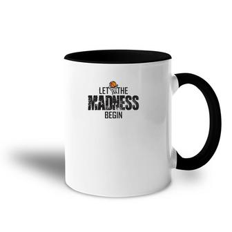 Let The Madness Begin College March Brackets Tournament Accent Mug | Mazezy
