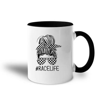 Life Racing Race Life Mothers Day Funny Accent Mug | Mazezy