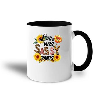 Little Miss Sassy Pants Cowhide Sunflower Leopard Western Accent Mug | Mazezy