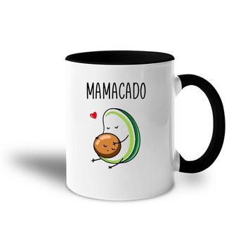 Mamacado Avocado Pregnant Mom Pregnancy Avo Accent Mug | Mazezy