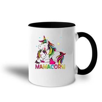 Mamacorn Mother's Day Unicorn Mom Mommycorn Women Accent Mug | Mazezy