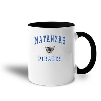 Matanzas High School Pirates Raglan Baseball Tee Accent Mug | Mazezy