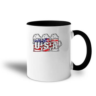 Mens 4Th Of July Usa Beer American Flag Women Merica Accent Mug | Mazezy