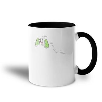 Men's & Women's Who Invited The Herbivore Accent Mug | Mazezy