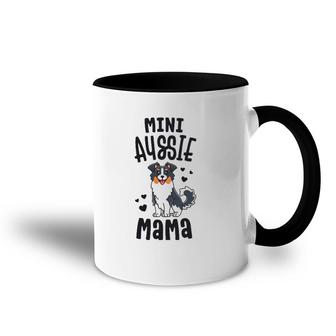 Mini Aussie Mama Toy Australian Shepherd Gifts Accent Mug | Mazezy