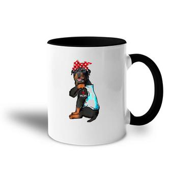 Mother's Day Gifts Rottweiler Tattoo I Love Mom Funny Accent Mug | Mazezy