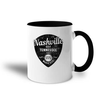 Nashville Tennessee Country Music City Souvenir Gift Accent Mug | Mazezy