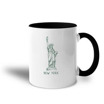 New York City Statue Of Liberty 4Th Of July Usa Accent Mug | Mazezy